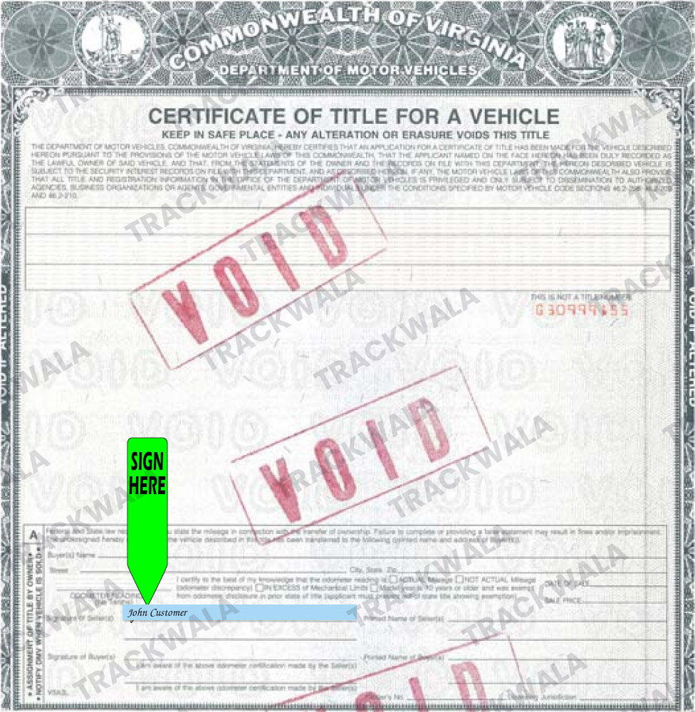 How to Sign Your Virginia Car Title