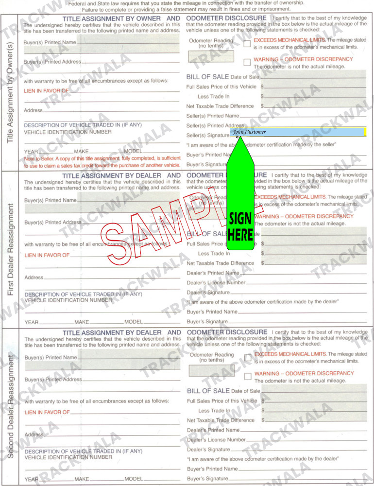 How to Sign Your Arkansas Car Title