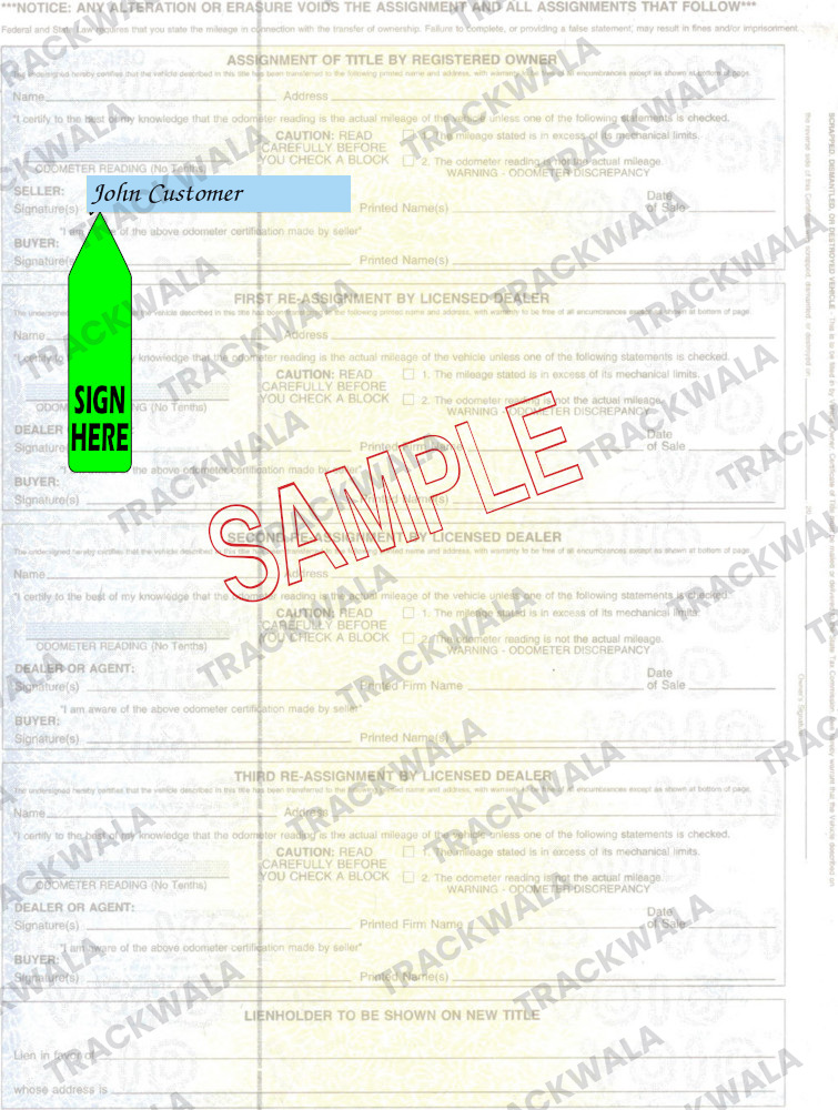 How to Sign Your Mississippi Car Title