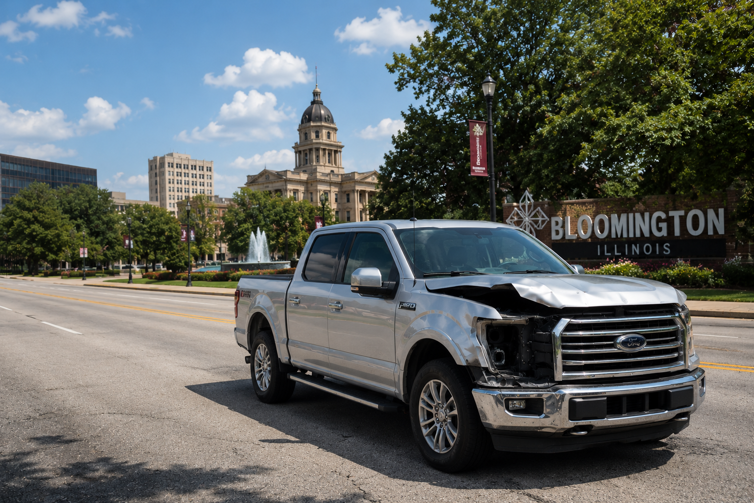 Sell Totaled Car in Bloomington, IL | TrackWala