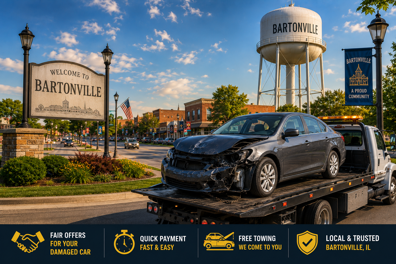 Sell Totaled Car in Bartonville, IL | TrackWala